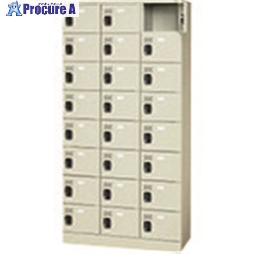 PLUS 71064)多人数用ロッカー KL-H38K LGY KL-H38K LGY 1台 ■▼209-9982 【貨物輸送都度積もり書き】