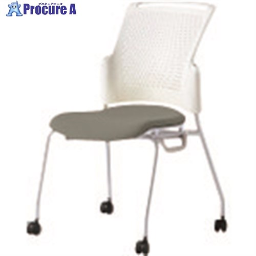 PLUS 629686)会議イス チェダーC MC-W53SH CGY MC-W53SH CGY 1台 ■▼210-0083 【送料都度見積】
