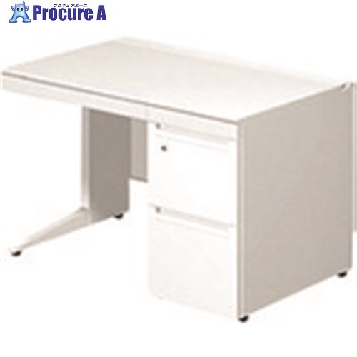 PLUS 673533)ステージオ 片袖机 ST-F117L-3 WS/W4 ST-F117L-3 WS/W4 1台 ■▼210-0133 【貨物輸送都度積もり書き】