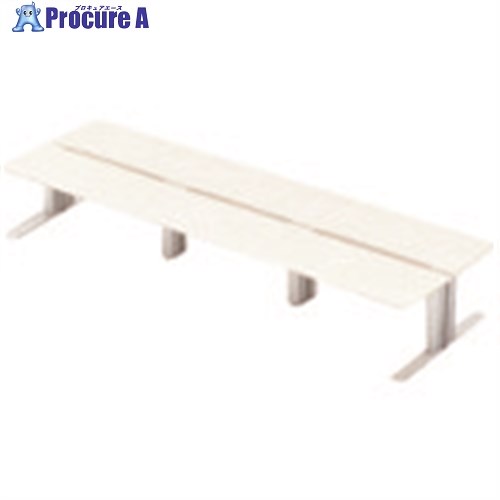 PLUS 610411)XF 手合いL フリ-事務机 XL-4814F W4/M4 XL-4814F W4/M4 1台 ■▼210-0325 【貨物輸送都度積もり書き】