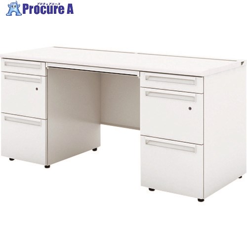 PLUS 779626)US 両袖机UR-156A-33 WS/W4 UR-156A-33 WS/W4 1台 ■▼210-0537 【貨物輸送都度積もり書き】