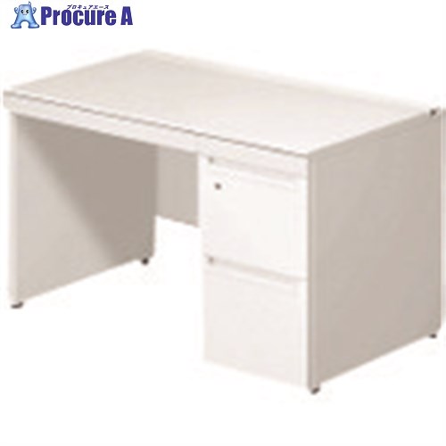 PLUS 673560)ステージオ 片袖机 ST-F127L-P3 WS/W4 ST-F127L-P3 WS/W4 1台 ■▼210-1747 【貨物輸送都度積もり書き】