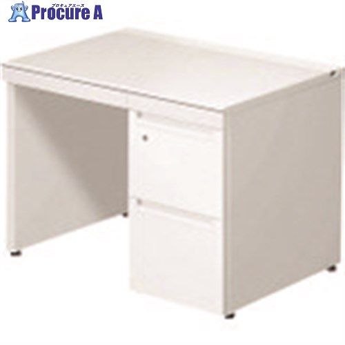 PLUS 673554)ステージオ 片袖机 ST-F107L-P3 WS/W4 ST-F107L-P3 WS/W4 1台 ■▼210-1769 【送料都度見積】