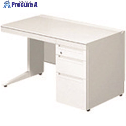 PLUS 673524)ステージオ 片袖机 ST-F127L-4 WS/W4 ST-F127L-4 WS/W4 1台 ■▼210-1778 【貨物輸送都度積もり書き】