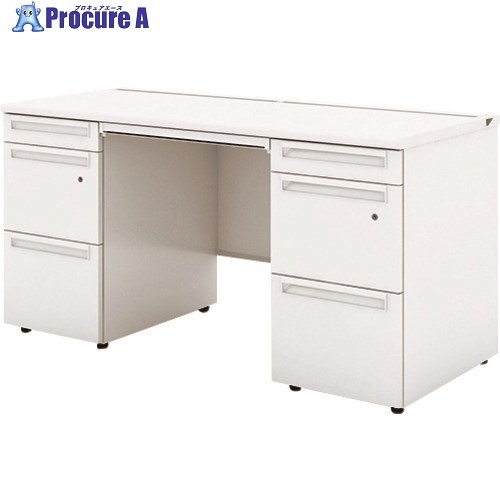 PLUS 779629)US 両袖机UR-146A-33 WS/W4 UR-146A-33 WS/W4 1台 ■▼210-2083 【貨物輸送都度積もり書き】