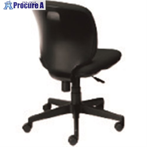 PLUS 697866)事務イス プリセア KC-K66SL BK KC-K66SL BK 1台 ■▼210-2945 【貨物輸送都度積もり書き】