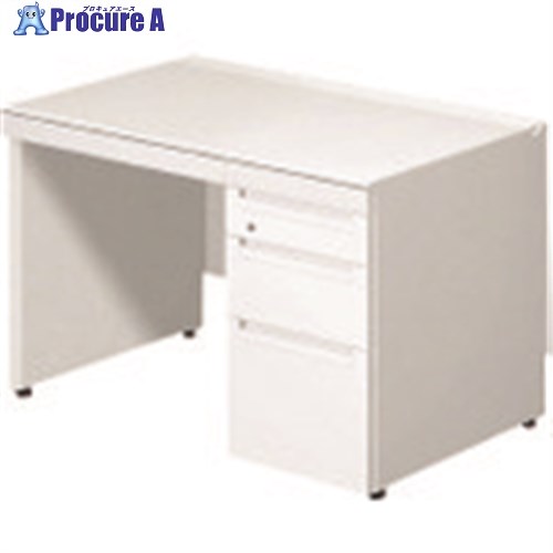 PLUS 673545)ステージオ 片袖机 ST-F117L-P4 WS/W4 ST-F117L-P4 WS/W4 1台 ■▼210-3301 【貨物輸送都度積もり書き】