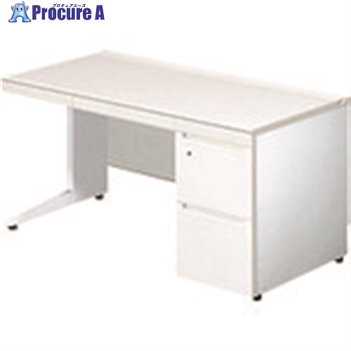 PLUS 673539)ステージオ 片袖机 ST-F147L-3 WS/W4 ST-F147L-3 WS/W4 1台 ■▼210-3339 【送料都度見積】｜プロキュアエース