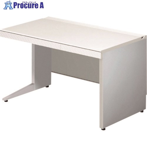 PLUS 674382)ステージオ 平机 ST-F147H-LP WM/W ST-F147H-LP WM/W 1台 ■▼210-3340 【送料都度見積】