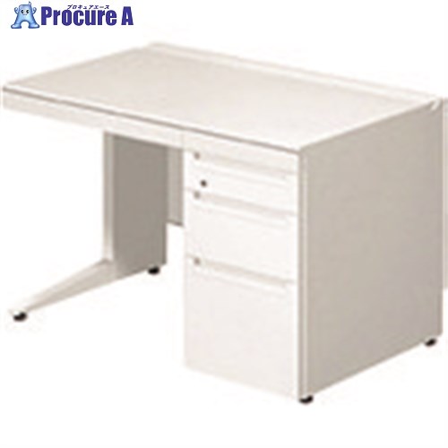 PLUS 673521)ステージオ 片袖机 ST-F117L-4 WS/W4 ST-F117L-4 WS/W4 1台 ■▼210-3368 【貨物輸送都度積もり書き】