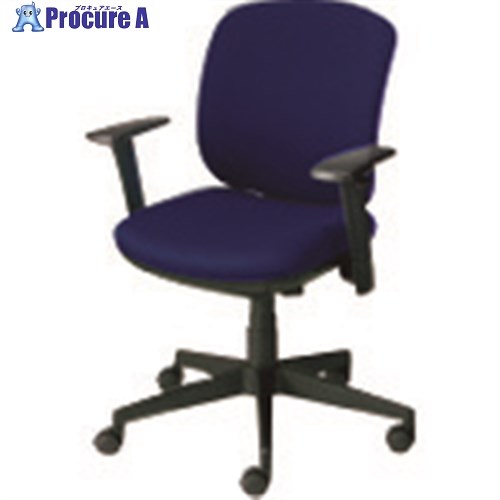 PLUS 697855)事務イス プリセア KD-K66SL BL KD-K66SL BL 1台 ■▼210-4557 【貨物輸送都度積もり書き】