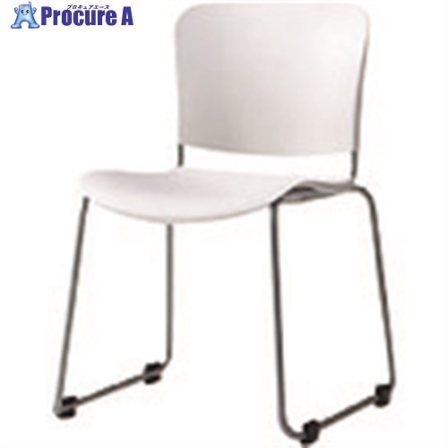 PLUS 17480)話し合いイス フィトナ MC-F60 WH MC-F60 WH 1台 ■▼210-4642 【貨物輸送都度積もり書き】