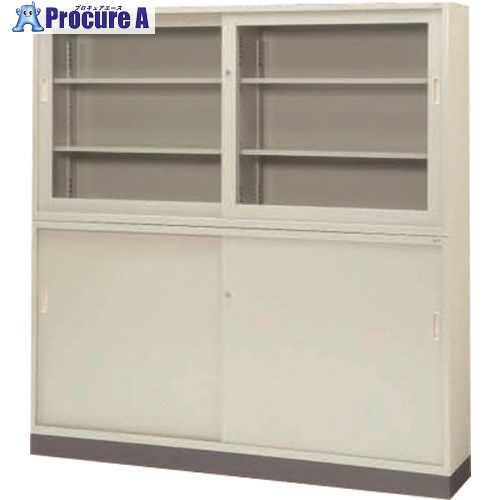 PLUS 18476)KR 引違い書庫 SS-653R LGY SS-653R LGY 1台 ■▼210-4648 【送料都度見積】｜プロキュアエース