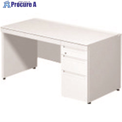 PLUS 673551)ステージオ 片袖机 ST-F147L-P4 WS/W4 ST-F147L-P4 WS/W4 1台 ■▼210-4856 【貨物輸送都度積もり書き】