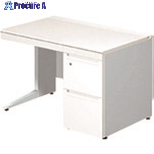 PLUS 673534)ステージオ 片袖机 ST-F117L-3 WS/M4 ST-F117L-3 WS/M4 1台 ■▼210-4949 【貨物輸送都度積もり書き】