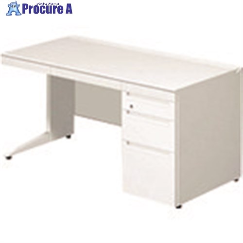PLUS 673527)ステージオ 片袖机 ST-F147L-4 WS/W4 ST-F147L-4 WS/W4 1台 ■▼210-4951 【貨物輸送都度積もり書き】