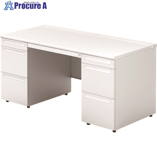 PLUS 775653)US 両袖机US-157A-33 WS/W4 US-157A-33 WS/W4 1台 ■▼210-5132 【貨物輸送都度積もり書き】