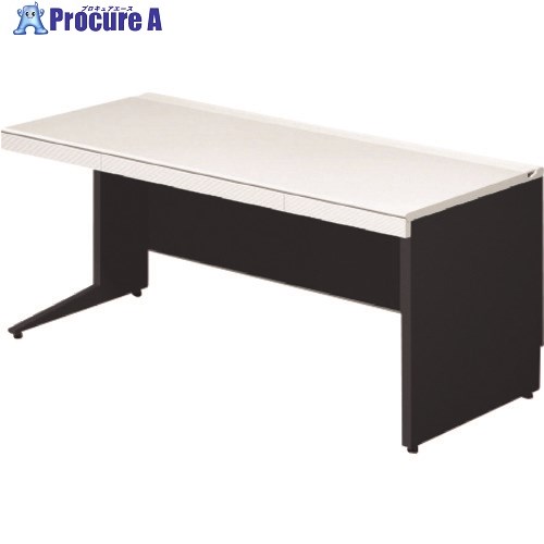 PLUS 673493)ステージオ 平机 ST-F147H-RP WS/BK ST-F147H-RP WS/BK 1台 ■▼210-6377 【送料都度見積】