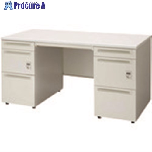 PLUS 706495)両袖机ダイヤル錠UJ-147D-33D WSW4 W1400 UJ-147D-33D WS/W4 1台 ■▼210-6687 【送料都度見積】