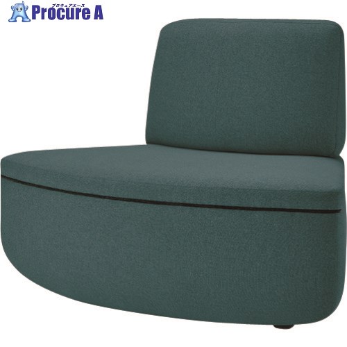 PLUS 51436)WFソファ 外Rタイプ LS-WFS1060SS BG LS-WFS1060SS BG 1台 ■▼210-7753 【送料都度見積】