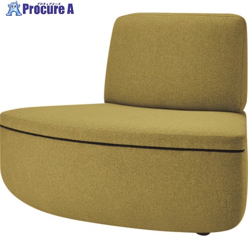 PLUS 51435)WFソファ 外Rタイプ LS-WFS1060SS UG LS-WFS1060SS UG 1台 ■▼210-7788 【送料都度見積】