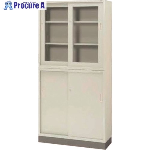 PLUS 18468)KR 引違い書庫 SS-353R LGY SS-353R LGY 1台 ■▼210-9442 【送料都度見積】