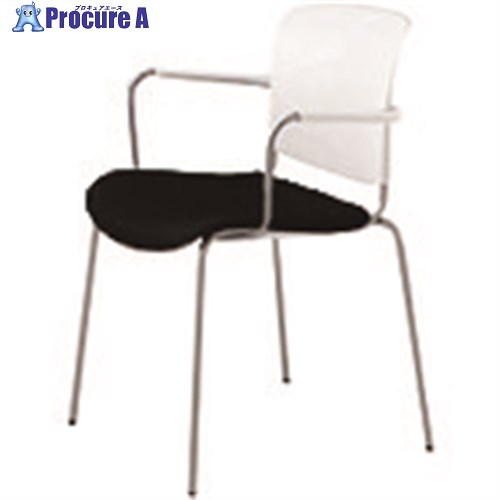 PLUS 17517)会議イス フィトナ MB-F62SEH BK MB-F62SEH BK 1台 ■▼210-9481 【送料都度見積】