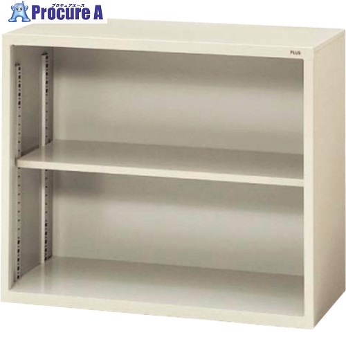 PLUS 18413)KR オープン書庫 SO-352R LGY SO-352R LGY 1台 ■▼210-9482 【送料都度見積】