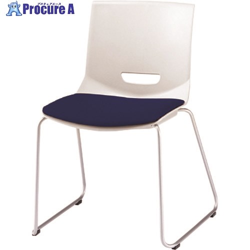 PLUS 15481)会議イス UB MC-UB02S NBL MC-UB02S NBL 1台 ■▼211-0973 【送料都度見積】 17,753円