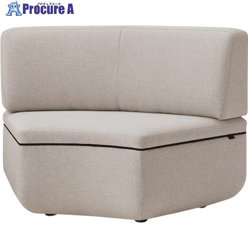 PLUS 51431)WFソファ 内Rタイプ LS-WFS1060US CLG LS-WFS1060US CLG 1台 ■▼211-1071 【送料都度見積】