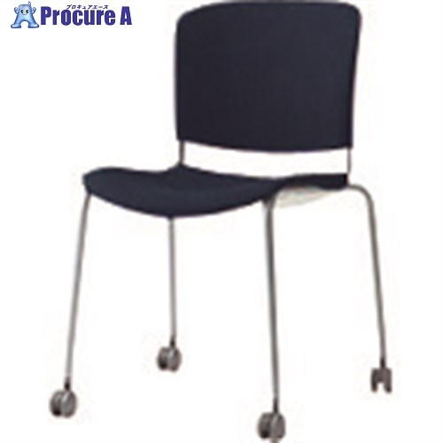PLUS 17547)会議イス フィトナ MC-F63SE BK MC-F63SE BK 1台 ■▼211-1442 【送料都度見積】