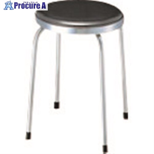 JTX 505965)丸イス R-680C ダ-クグレ- ビニルシ-ト張 R-680C DGY 1台 ■▼211-2821 【送料都度見積】