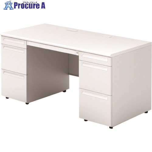 PLUS 669662)US 両袖机 US-NS157AL-33 WS/W4 US-NS157AL-33 WS/W4 1台 ■▼211-3596 【貨物輸送都度積もり書き】