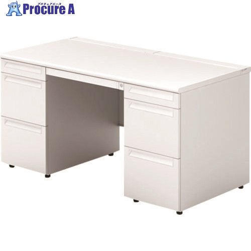 PLUS 775665)US 両袖机US-147AL-33 WS/W4 US-147AL-33 WS/W4 1台 ■▼211-3662 【貨物輸送都度積もり書き】
