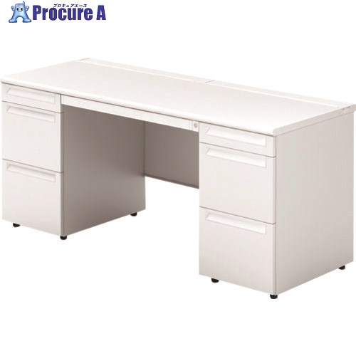 PLUS 775668)US 両袖机US-166A-33 WS/W4 US-166A-33 WS/W4 1台 ■▼211-4686 【貨物輸送都度積もり書き】