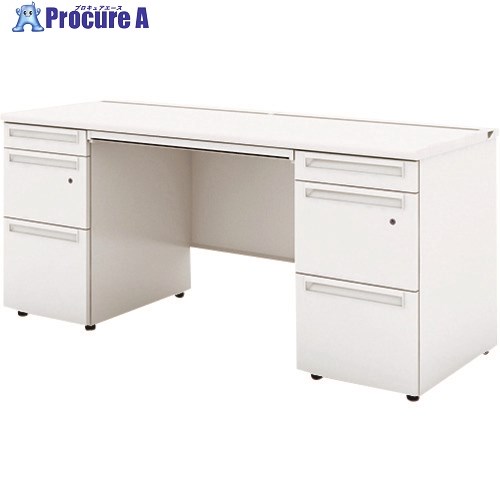 PLUS 779647)US 両袖机UR-166D-33 WS/W4 UR-166D-33 WS/W4 1台 ■▼211-5290 【貨物輸送都度積もり書き】