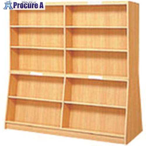PLUS 23003)傾斜書架(両面型) TJ-A25KR TJ-A25KR 1台 ■▼211-5323 【送料都度見積】