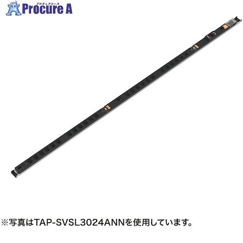 SANWA 19インチサーバーラック用コンセント(30A) 電流表示機能付き TAP-SVSL3018ANN 1個 ■▼250-1369 ※個人宅様送り不可