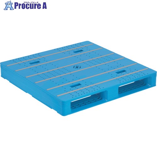 サンコー プラスチックパレット 840121 LX-1111D2-5 84012101BL503 1枚 ■▼253-4320 【代引決済不可】【送料都度見積】