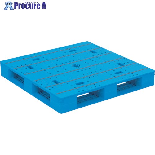 サンコー プラスチックパレット 840153 LX-1111D4-7 84015301BL503 1枚 ■▼268-2747 【代引決済不可】【送料都度見積】