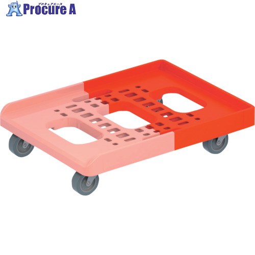 サンコー 脂製平台車 802488 サンキャリー5640 サクラ色赤いこと 80248801RE401REPNZ 1台 ■▼324-1681 【貨物輸送都度積もり書き】 DIY・工具-物流・運搬器具