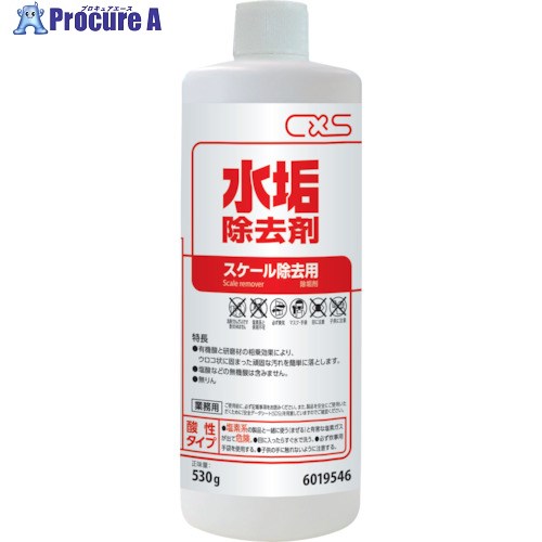 CXS 水垢除去剤 6019546 6本 ■▼354-5256 【送料都度見積】|プロキュアエース