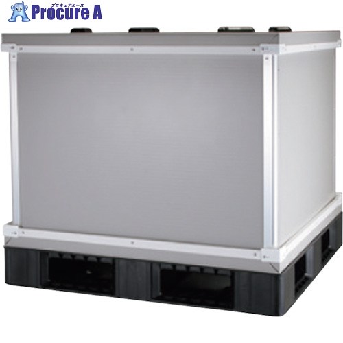 RISU テクセルスリーブボックス  TE-S4T13GY1100×1100×800 TES4T13GY1100X1100X800 1個 ■▼373-4923 【貨物輸送都度積もり書き】