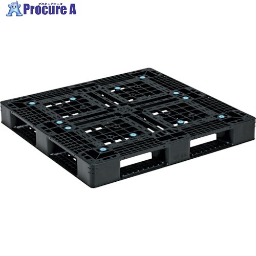 サンコー リサイクルプラスチックパレット 808504 D4-106110 80850400BKRCP 1枚 ■▼382-5718 【貨物輸送都度積もり書き】