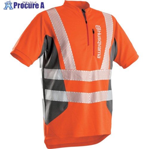 Husqvarna T-シャツ テクニカル ハイビズ(半袖)XL H596303958 1着 ■▼404-1017 【送料都度見積】 ※個人宅様送り不可