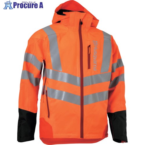 Husqvarna レインジャケットハイビズ 専門的XL 58 597662658 1着 ■▼404-1103 【貨物輸送都度積もり書き】※人間宅様送ること不可