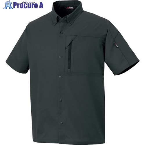 アイトス ニュームービンカット 春夏半袖シャツ チャコールグレー 6L AZ3337-014-6L 1着 ■▼406-1251 【送料都度見積】
