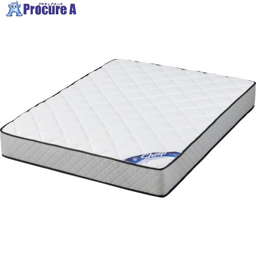 IRIS 579644 ポケットコイルマットレス 厚さ25cm ダブル ホワイト PMTS25N-D 1枚 ■▼414-7699 【送料都度見積】|プロキュアエース