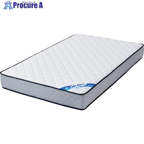 IRIS 574975 ポケットコイルマットレス 厚さ22cm セミダブル ホワイト PMTS22N-SD 1枚 ■▼414-9278 【送料都度見積】