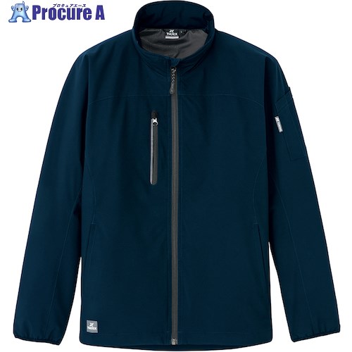 アイトス 吸湿発熱ストレッチ軽防寒ジャケット 8576-008 ネイビー 6L AZ8576-008-6L 1着 ■▼442-2159 【送料都度見積】